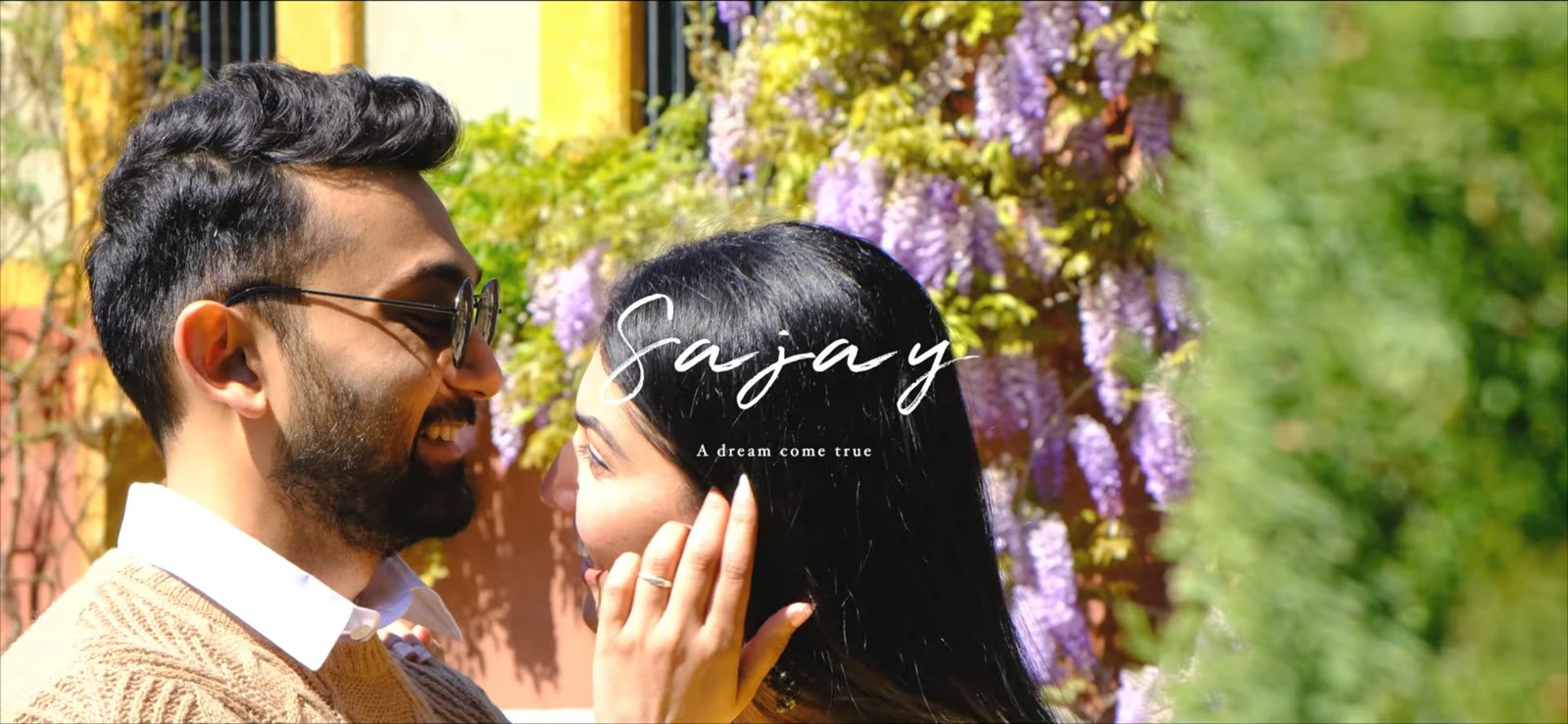 Sajay & Sakshee's pre-wedding shoot, full cinematic frame